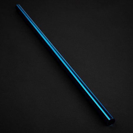 Bitspower None Chamfer Brass Hard Tubing 16mm AD, 500mm - bleu