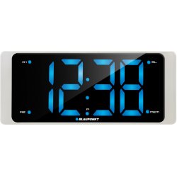 Blaupunkt CR16WH réveille-matin Réveil numérique Noir, Blanc