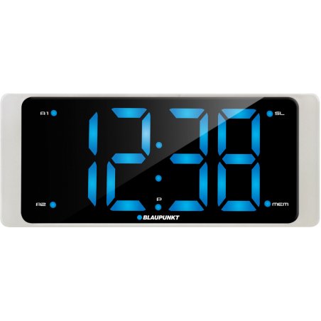 Blaupunkt CR16WH réveille-matin Réveil numérique Noir, Blanc