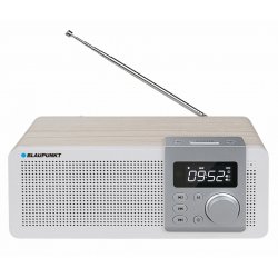 Blaupunkt PP14BT Radio portable Numérique Blanc, Bois