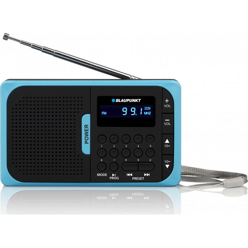 Blaupunkt PR5BL Radio portable Analogique Noir, Bleu