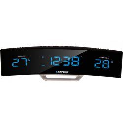 Blaupunkt CR12BK radio Clock Digital Black, Silver