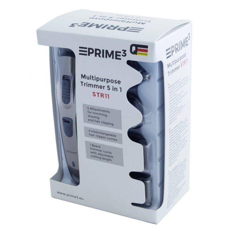 PRIME3 STR11 tondeuse à cheveux Noir, Gris Hybrides nickel-métal (NiMH)