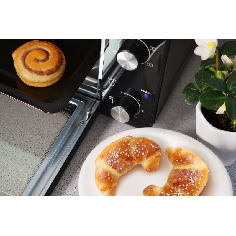 Blaupunkt EOM601 four Noir, Acier inoxydable