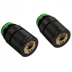 Bitspower Touchaqua Wasserauslass G1/4 Zoll AG - 2er-Pack, schwarz