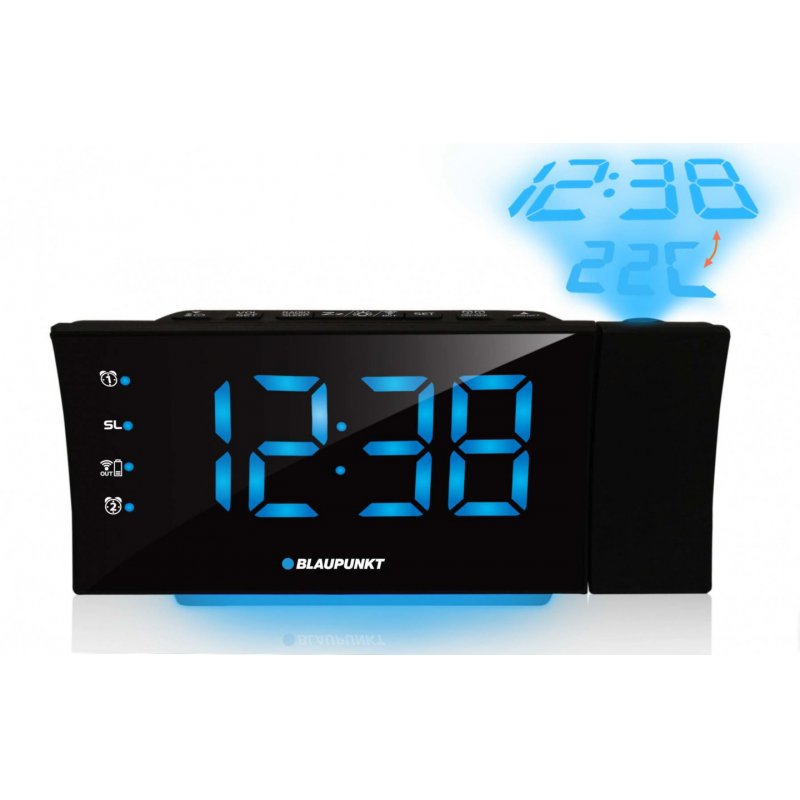 Blaupunkt CRP81USB alarm clock Digital alarm clock Black