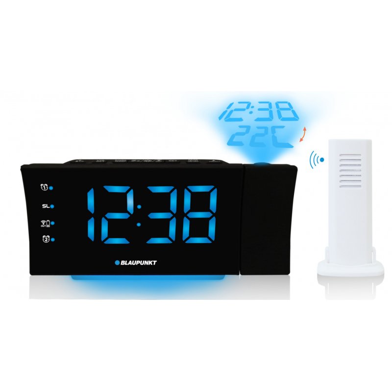 Blaupunkt CRP81USB alarm clock Digital alarm clock Black