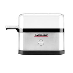 Gastroback Design Mini 3 œufs 350 W Noir, Acier inoxydable