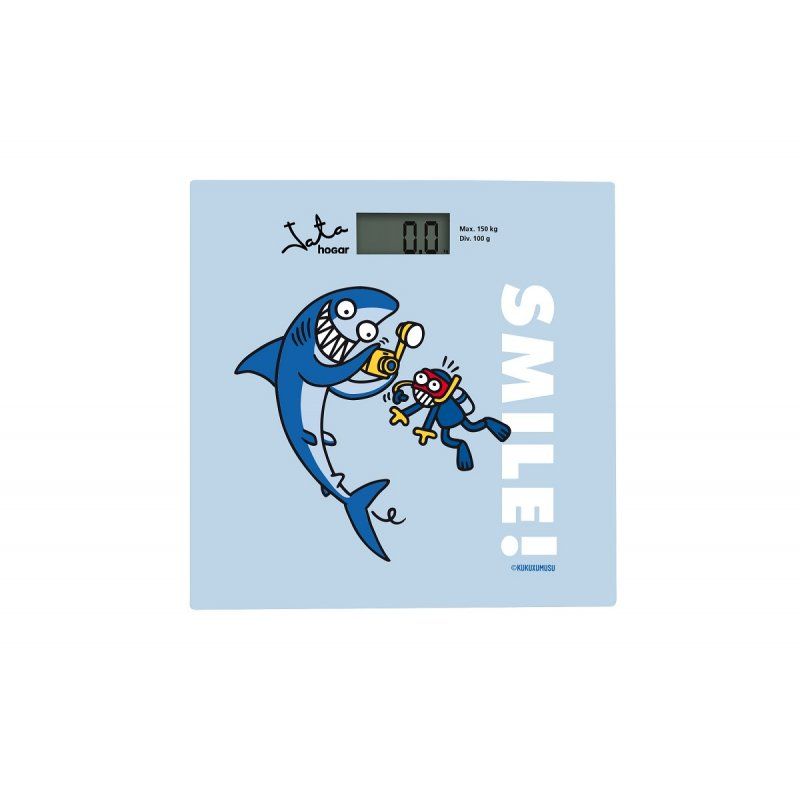 JATA Mod. 295K Rectangle Bleu Pèse-personne électronique