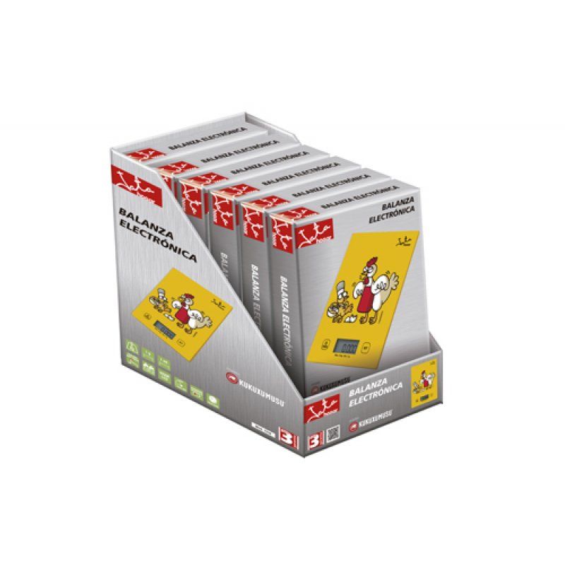 JATA Mod. 731K Jaune Rectangle Balance de ménage électronique