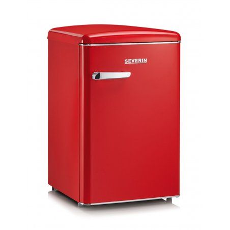 Severin RKS 8830 Retro frigo combine Pose libre 108 L D Rouge