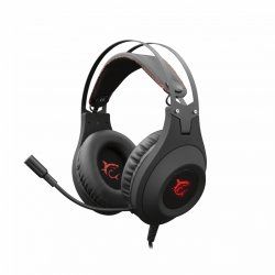 White Shark Wildcat Headset Wired Head-band Gaming USB Type-A Black