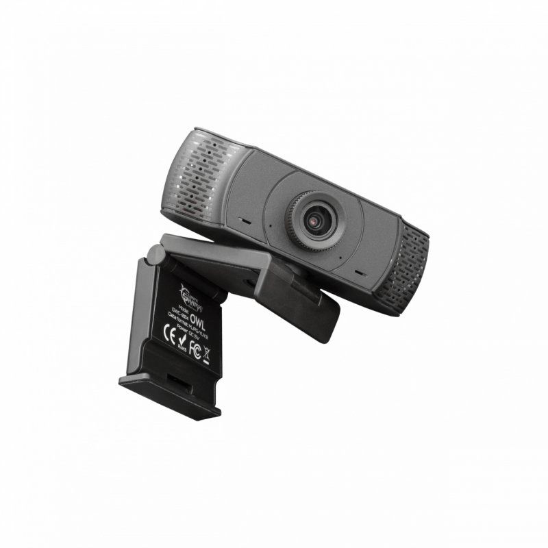 White Shark Owl webcam 2 MP 1920 x 1080 pixels USB 2.0 Noir