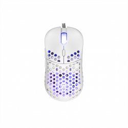 White Shark ΞSHARK Naginata White mouse Ambidextrous USB Type-A Optical 16000 DPI