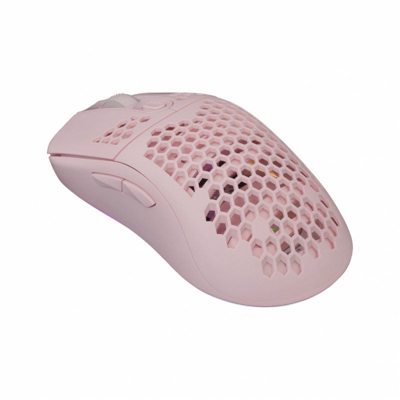 White Shark Galahad Pink mouse Ambidextrous USB Type-A Optical 7200 DPI