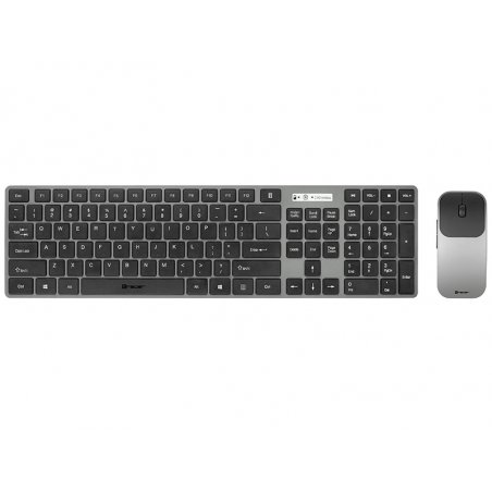 Tracer TRAKLA46773 clavier Souris incluse RF sans fil QWERTY Noir, Gris