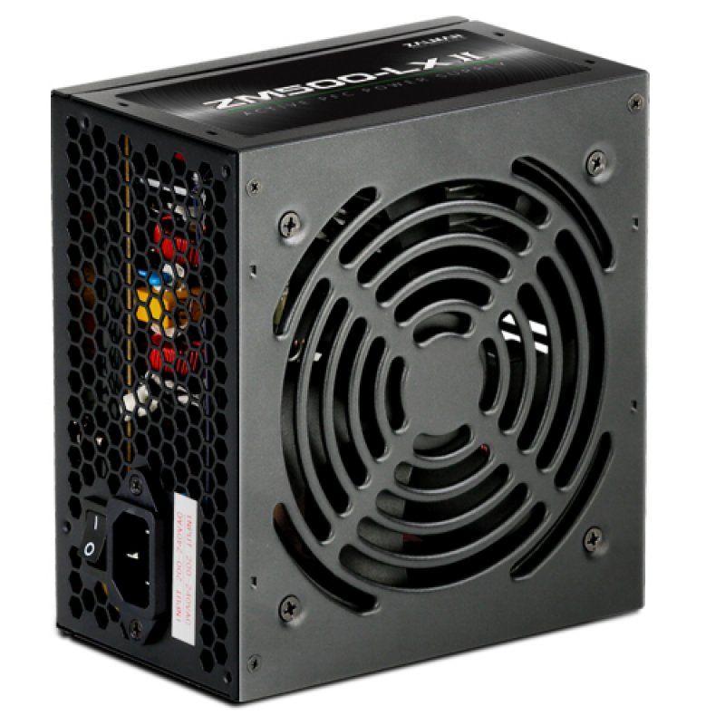 Zalman ZM500-LXII unité d'alimentation d'énergie 500 W 20+4 pin ATX ATX Noir
