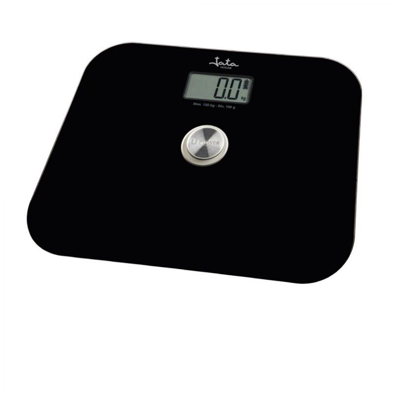 JATA HBAS1499 personal scale Square Black Electronic personal scale