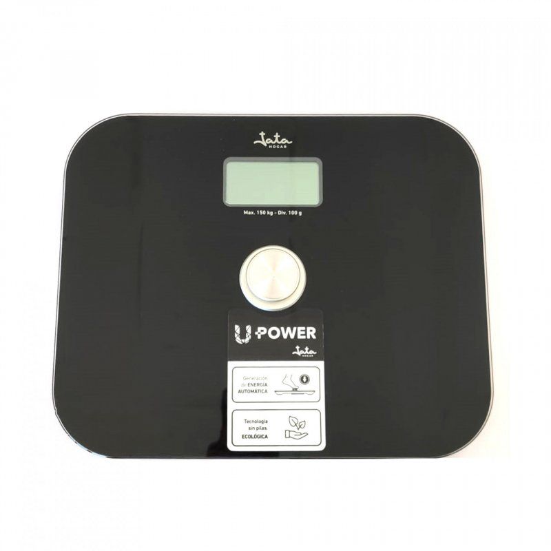 JATA HBAS1499 personal scale Square Black Electronic personal scale