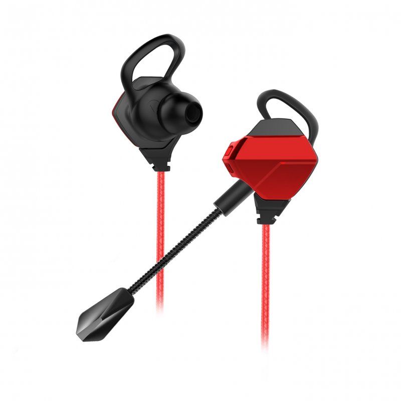 White Shark EAGLE headphones/headset Wired In-ear Gaming Black, Red