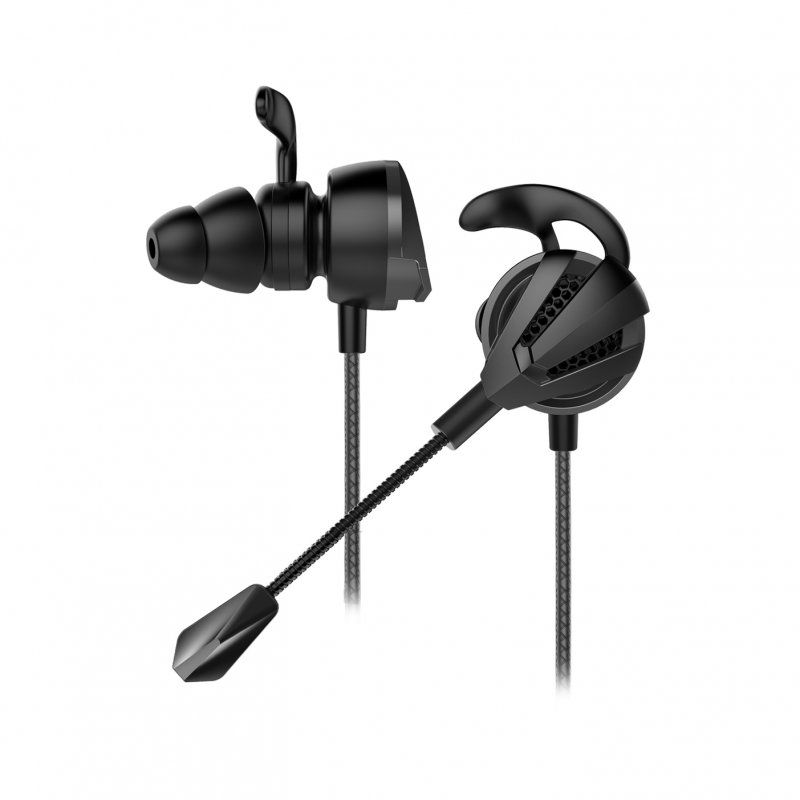 White Shark BLACKBIRD headphones/headset Wired In-ear Gaming Black