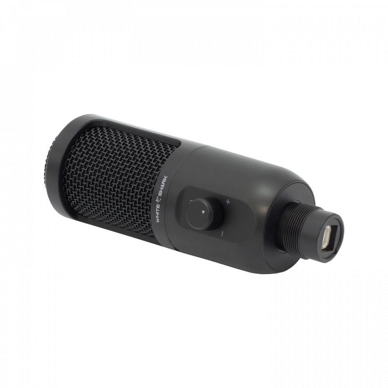 White Shark TAUS microphone Black Studio microphone