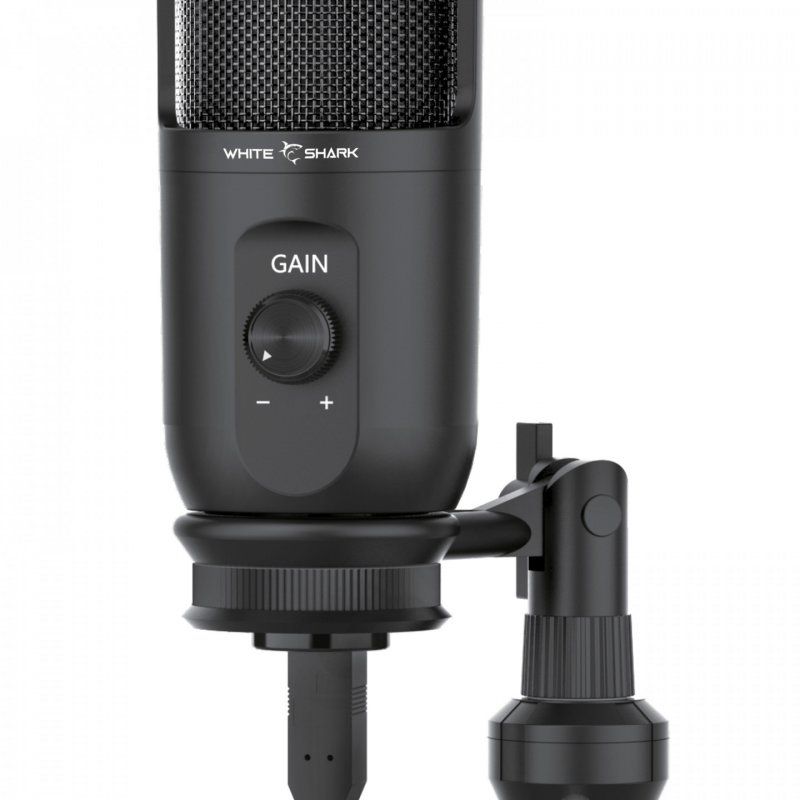 White Shark TAUS microphone Noir Microphone de studio