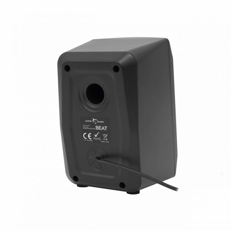 White Shark BEAT loudspeaker Black Wired 6 W
