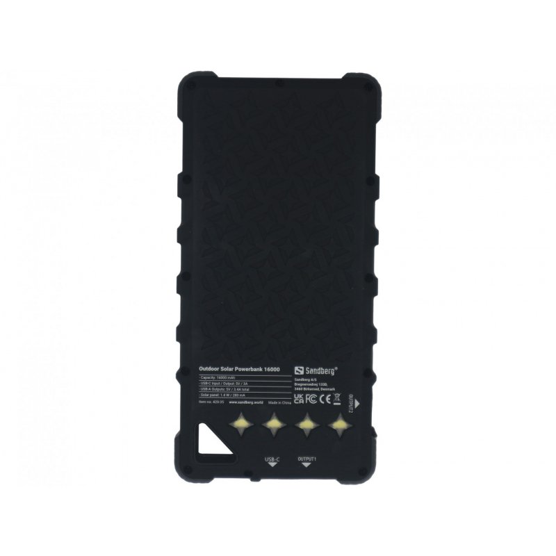 Sandberg Outdoor Solar Powerbank 16000