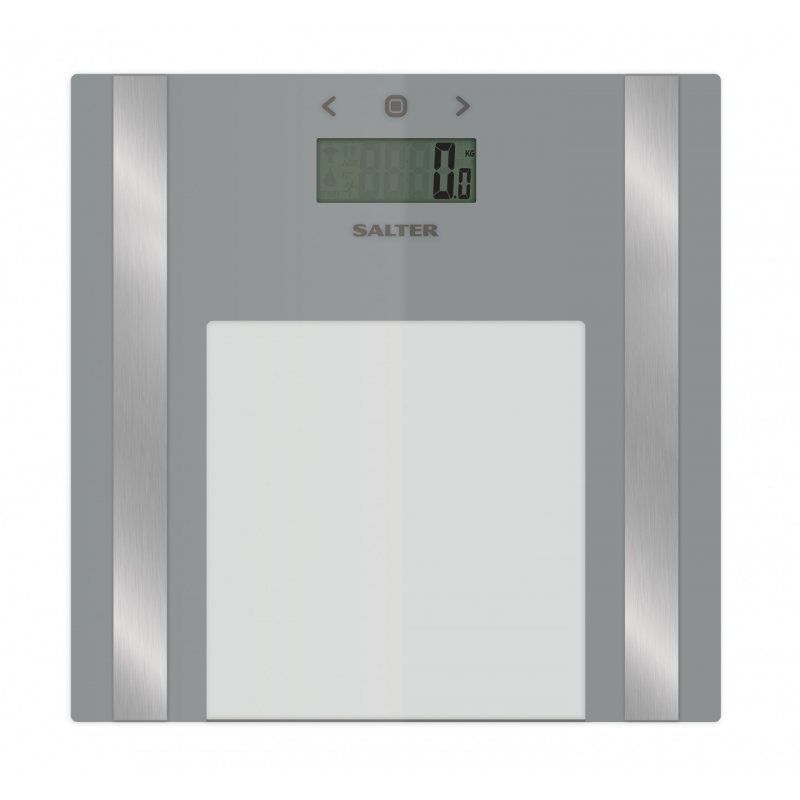 Salter 9158 SV3R Ultra Slim Glass Analyser Scale silver
