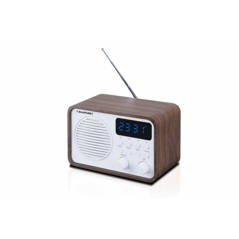 Blaupunkt PP7BT radio Portable Analog & digital White, Wood