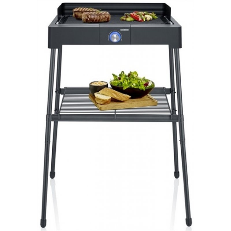 Severin PG 8568 barbecue et grill Electrique Noir 2200 W