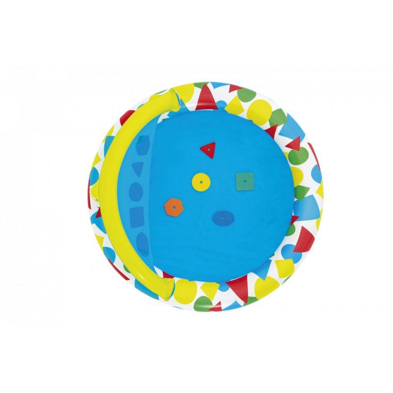 Bestway 47" x 46" x 18"/1.20m x 1.17m x 46cm Splash & Learn Kiddie Pool