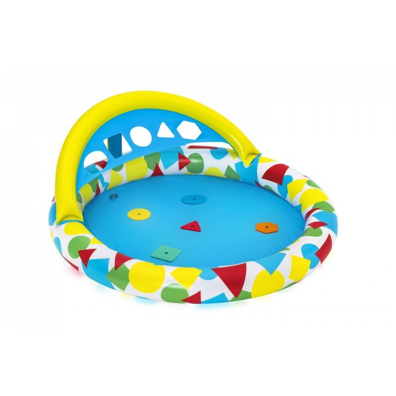 Bestway 47" x 46" x 18"/1.20m x 1.17m x 46cm Splash & Learn Kiddie Pool