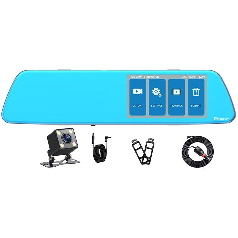 Tracer M4TS FHD ORION Full HD Batterie, Allume-cigare Argent