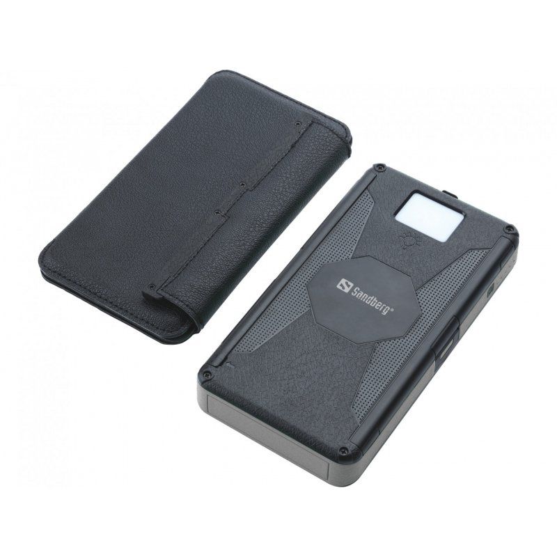 Sandberg Solar 6-Panel Powerbank 20000 Lithium Polymère (LiPo) 20000 mAh Noir