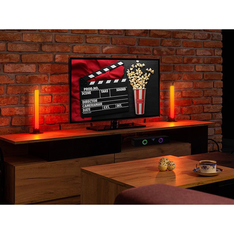 Tracer SET OF LAMPS SMART DESK RGB TUYA APP Lampe de table intelligente Noir Bluetooth