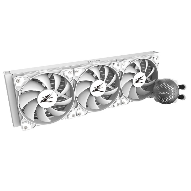 Zalman ALPHA36 White CPU Liquid Cooler 360mm Radiator 3 x 120 mm Fan ARGB pump Dual Processeur Refroidisseur de liquide 