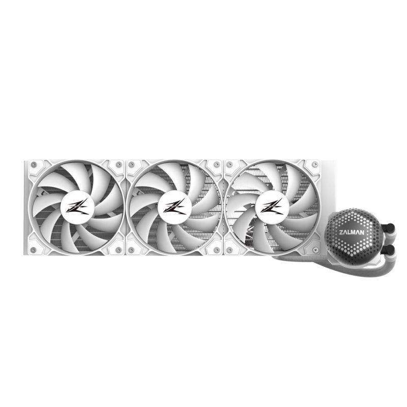 Zalman ALPHA36 White CPU Liquid Cooler 360mm Radiator 3 x 120 mm Fan ARGB pump Dual Processor All-in-one liquid cooler 1