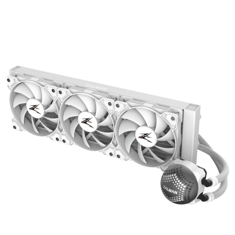 Zalman ALPHA36 White CPU Liquid Cooler 360mm Radiator 3 x 120 mm Fan ARGB pump Dual Processor All-in-one liquid cooler 1