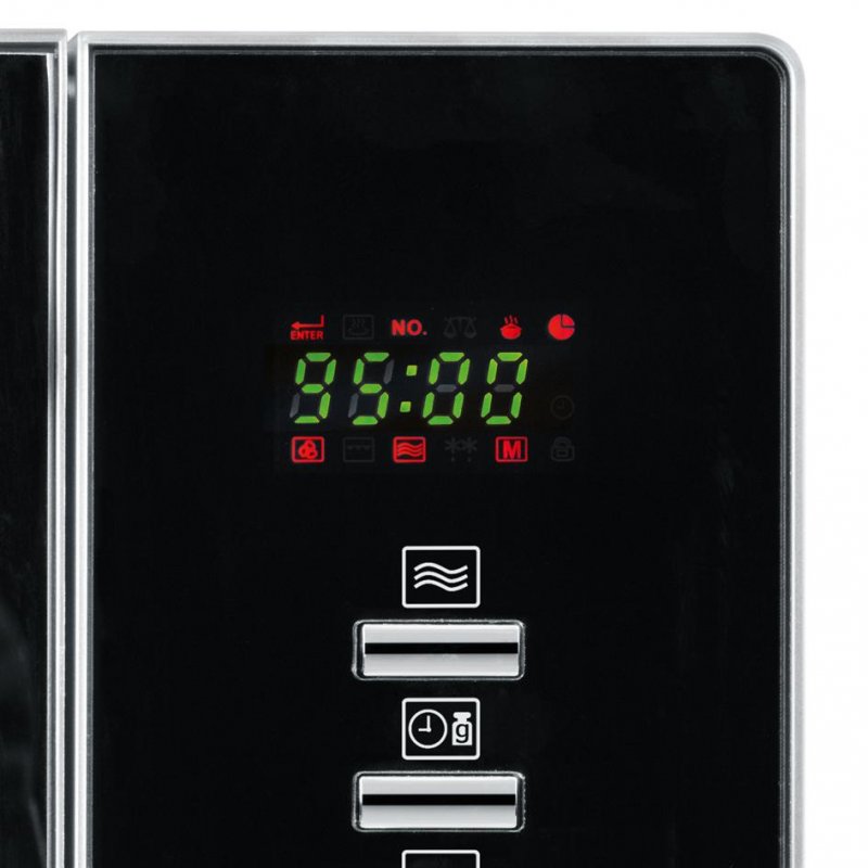 Severin MW 7773 micro-onde Comptoir Micro-ondes grill 20 L 800 W Argent, Acier inoxydable