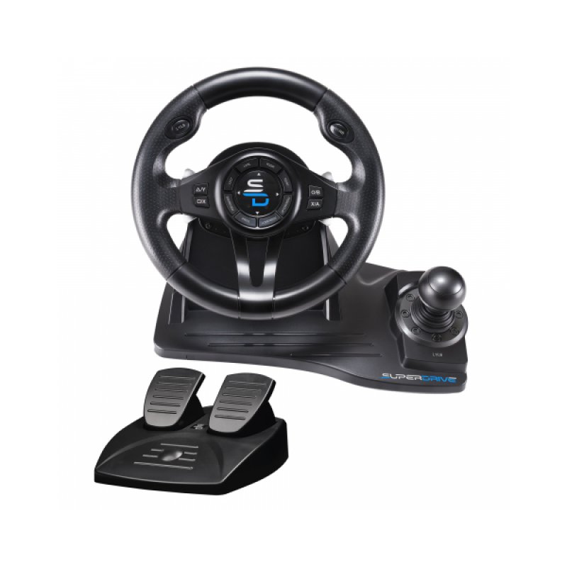 Subsonic SA5596-NG Gaming Controller Black USB Steering wheel + Pedals PC, PlayStation 4, Xbox One, Xbox Series X