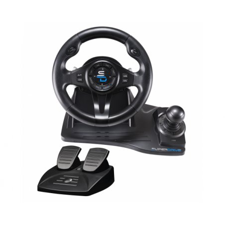 Subsonic SA5596-NG Gaming Controller Black USB Steering wheel + Pedals PC, PlayStation 4, Xbox One, Xbox Series X