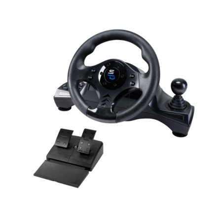 Subsonic SA5156-NG Gaming Controller Black USB Steering wheel + Pedals PC, PlayStation 4, Xbox One, Xbox Series X