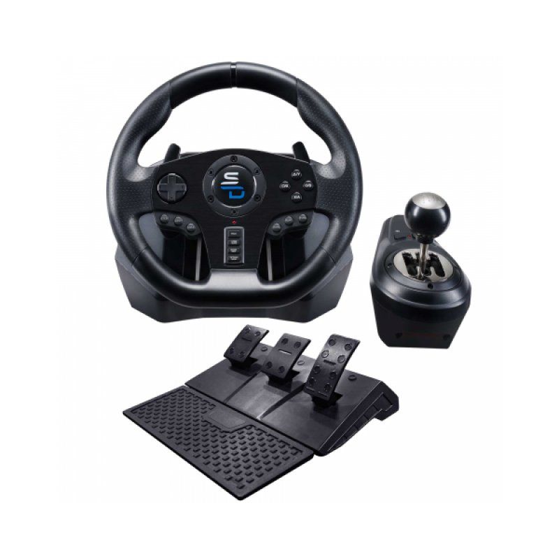 Subsonic GS850-X Black USB Steering wheel + Pedals PlayStation 4, Xbox One