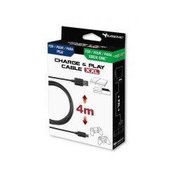 Subsonic SA5355 câble USB 4 m USB 2.0 USB A Micro-USB A Noir