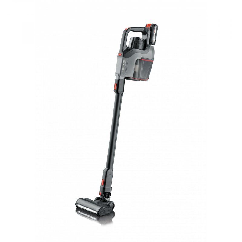 Severin HV 7184 stick vacuum/electric broom Battery Dry HEPA Bagless 0.6 L 280 W Black, Grey 2.5 Ah
