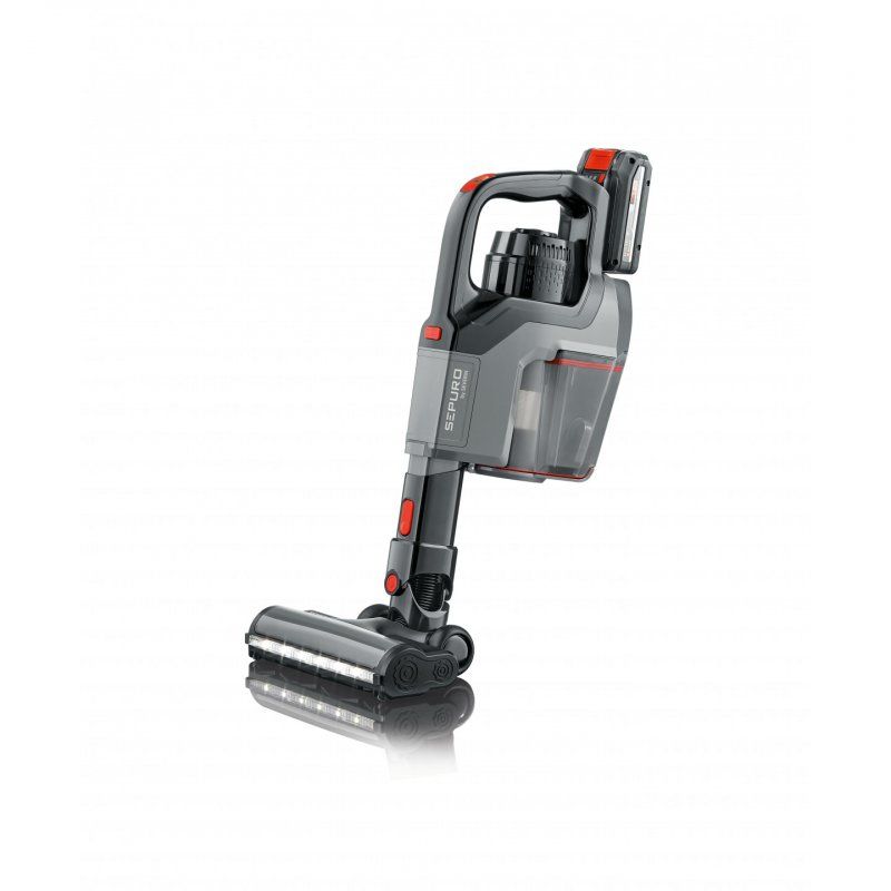 Severin HV 7184 stick vacuum/electric broom Battery Dry HEPA Bagless 0.6 L 280 W Black, Grey 2.5 Ah