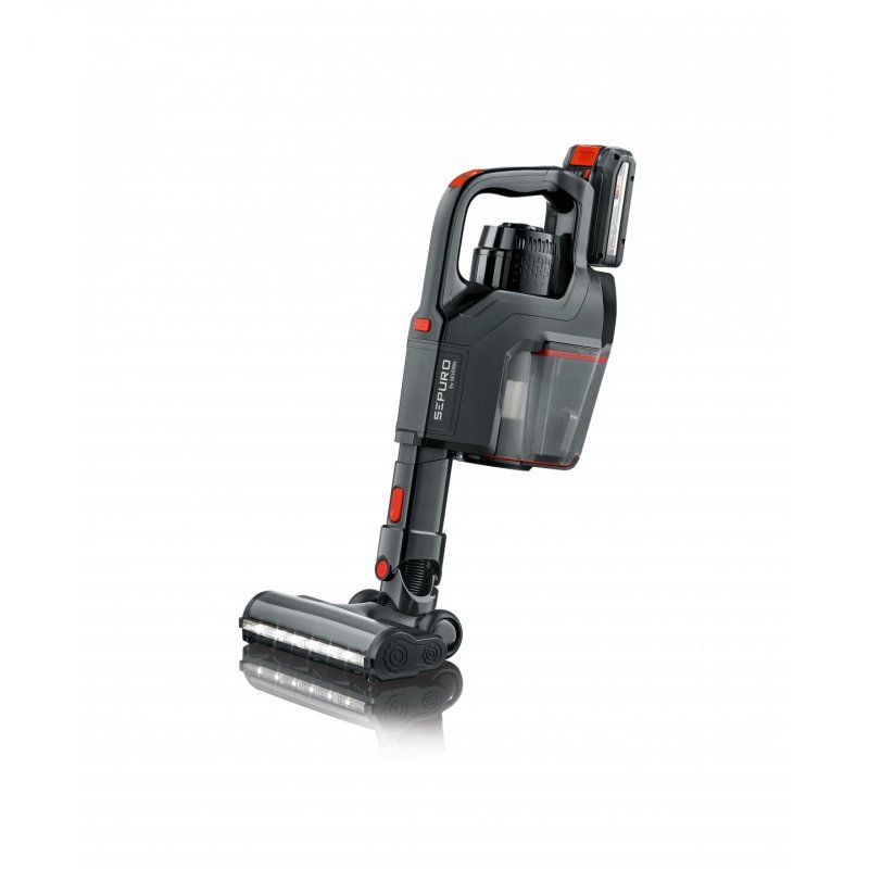 Severin HV 7186 stick vacuum/electric broom Battery Dry HEPA Bagless 0.6 L 450 W Black 3 Ah