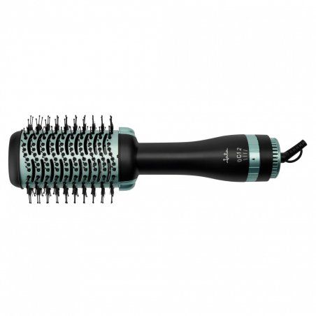JATA JBSC2211 hair styling tool Hot air brush Warm Black, Turquoise 1200 W 1.8 m
